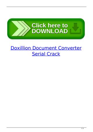 doxillion document converter registration code 2.55